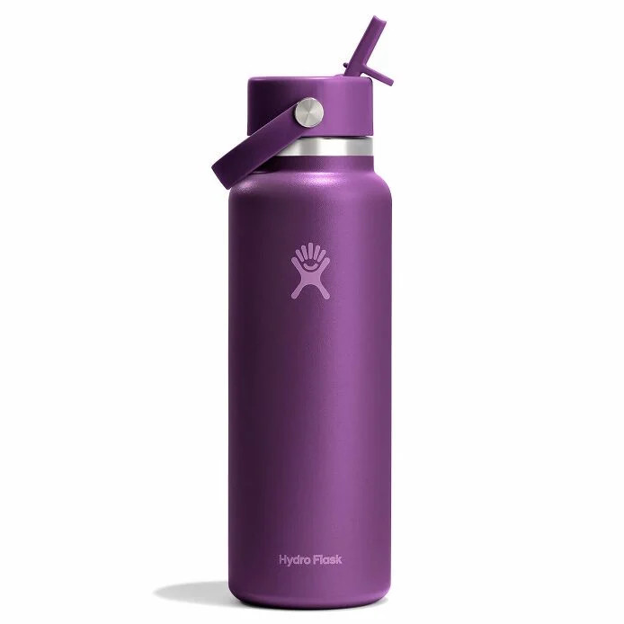 40 oz Wide Mouth with Flex Straw Cap | Hydro Flask