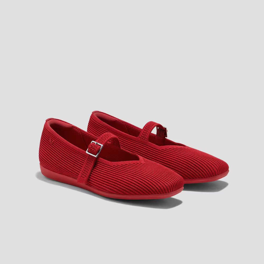 Lightweight Square-Toe Mary-Jane (Margot Walker Mary-Jane) | VIVAIA