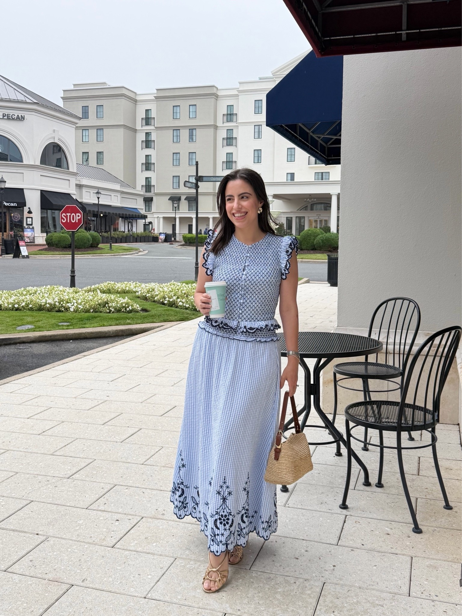 Love this cute set for summer! Wearing my regular size XS on both