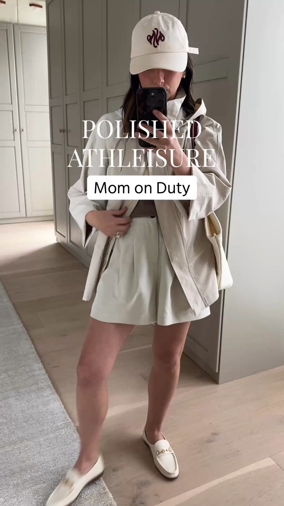 This jacket from Varley is so good! Love the high collar and double zipper. 

Varley Jeanie jacket xxs 
Varley Katrina fitted tee medium 
Varley Woven shorts xs 
Varley Melvin club cap
Sam Edelman loafers 5

Spring outfits 2026, petite style 

#LTKmomlife #LTKPetite #LTKootd