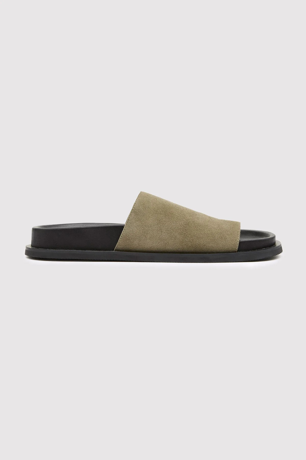 Loe Suede Slide - Kelp | St. Agni