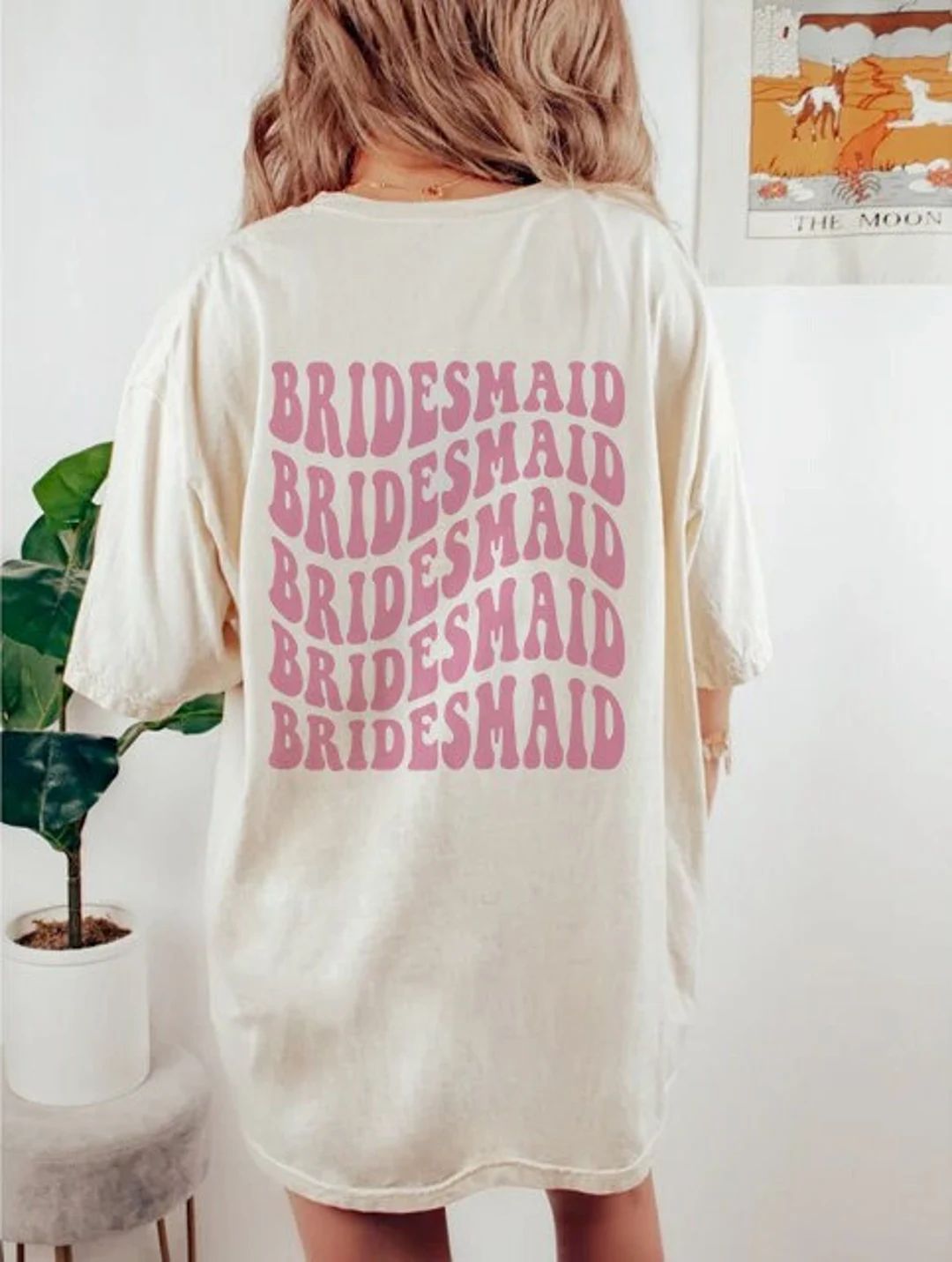 Retro Bridesmaid Shirt, Bridal Party Shirt, Groovy Bachelorette Theme Party Tee, Aesthetic Preppy... | Etsy (US)