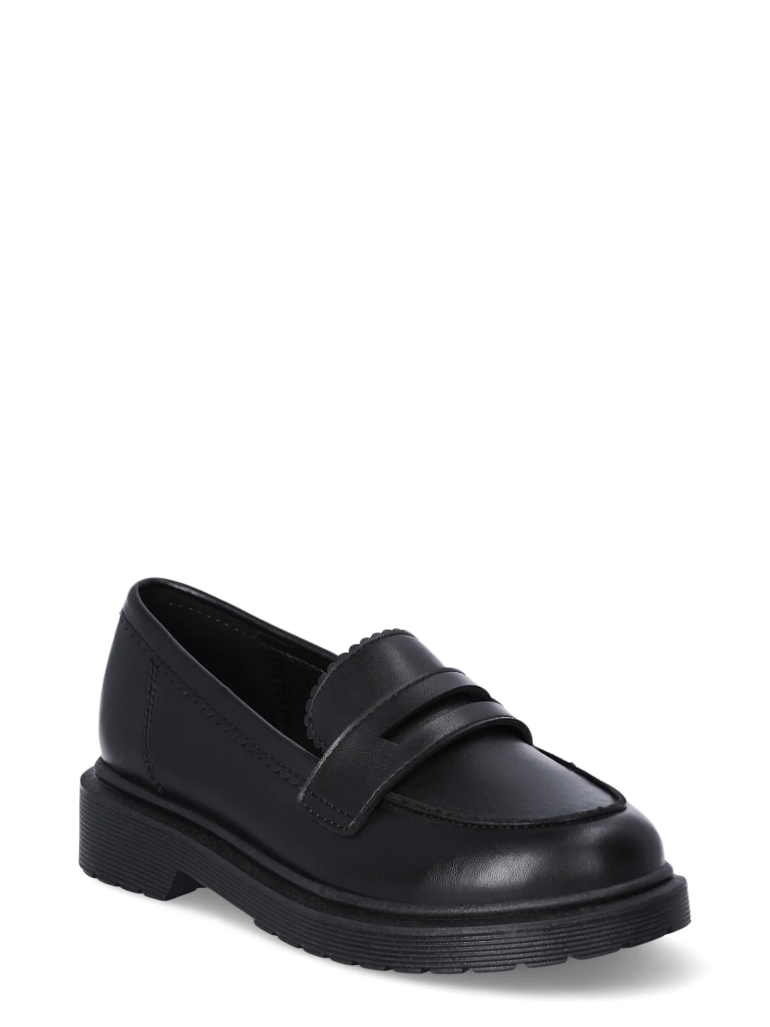 Wonder Nation Little & Big Girls Loafer Dress Shoes | Walmart (US)