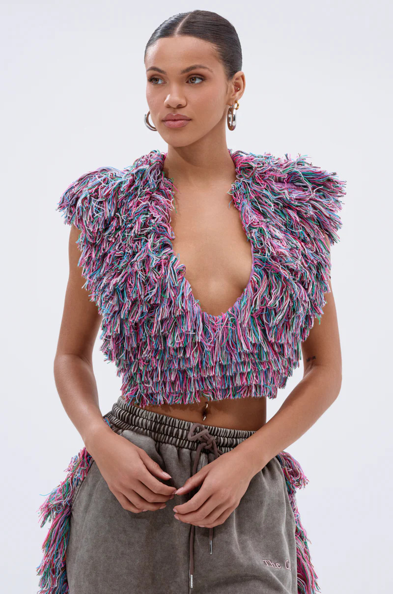 THE ONE FRINGE BLOUSE | AKIRA