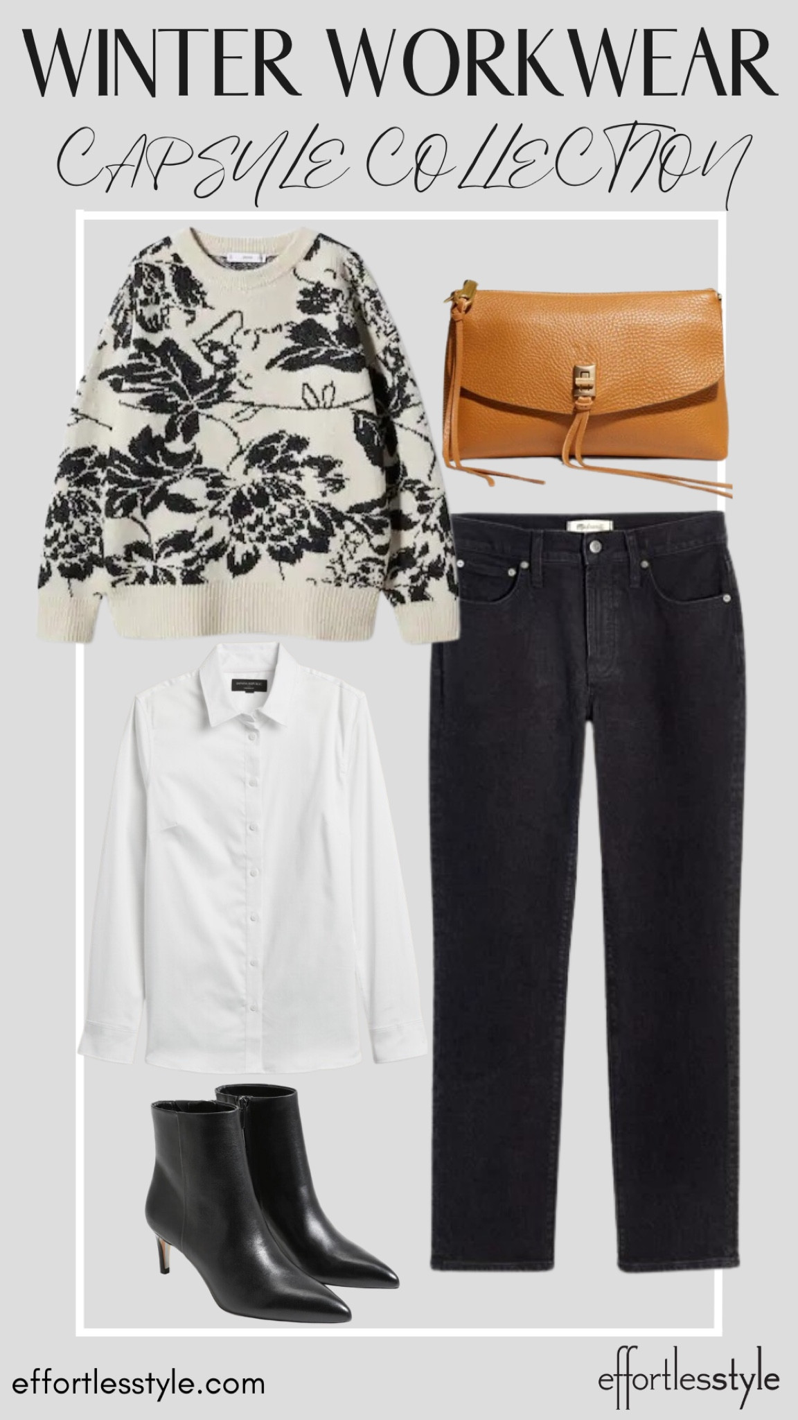 Love a fun printed sweater layered over a button-up shirt!  Add in some black jeans and booties!

#LTKSeasonal #LTKworkwear #LTKstyletip