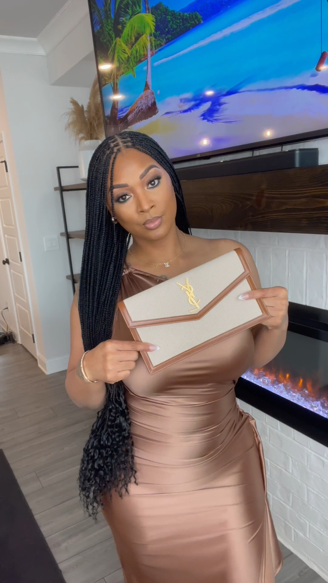 ✨GRWM✨ Loving this beautiful dress ❤️ It comes in multiple colors & I’m wearing a medium. 

#LTKStyleTip #LTKFindsUnder50 #LTKWatchNow