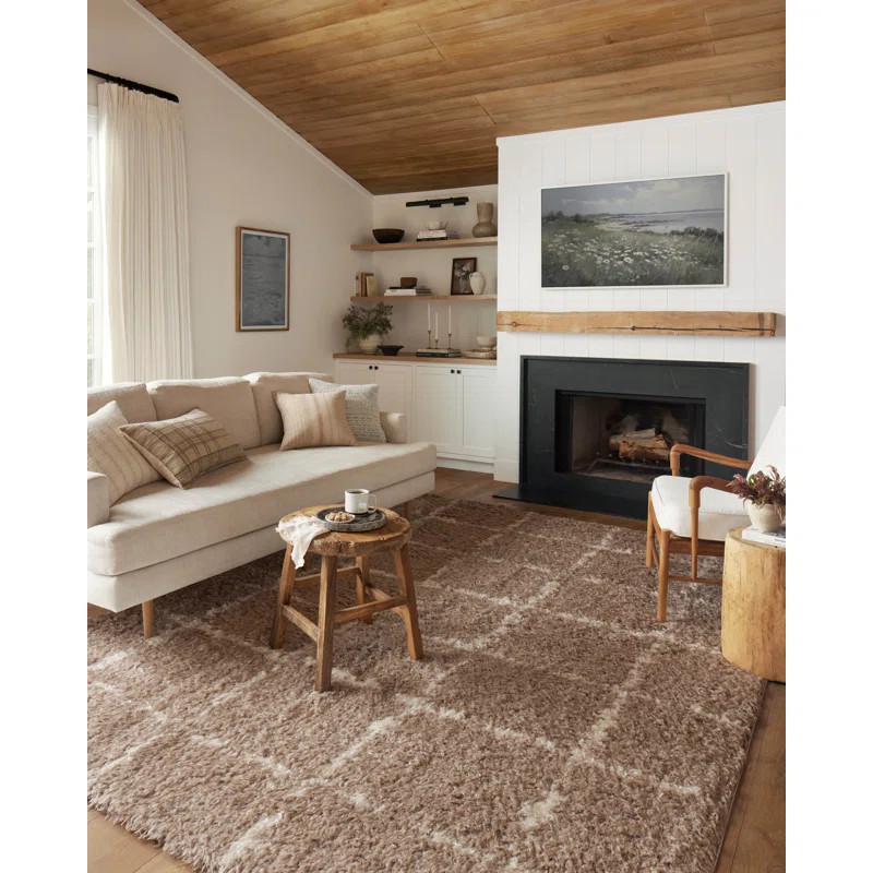 Angela Rose x Loloi Amira Khaki / Ivory Area Rug | Wayfair North America