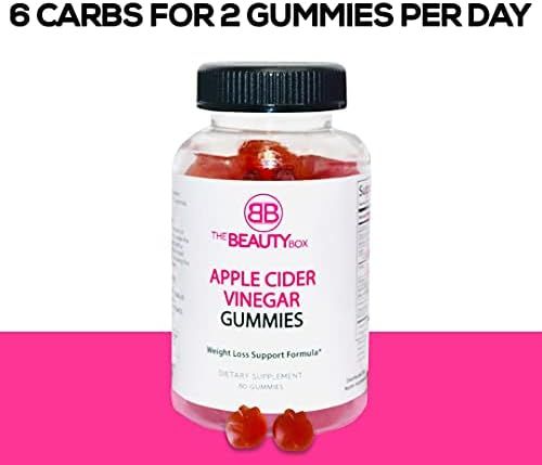 Apple Cider Vinegar Gummies - ACV Supplement with Vitamin B12 for Energy, Immune Boost, Weight Loss  | Amazon (US)