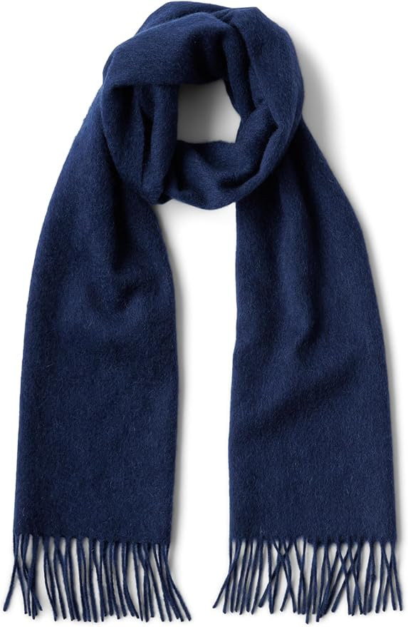 Fishers Finery Men's 100% Pure Cashmere Winter Scarf; 2-Ply Ultra Plush | Amazon (US)