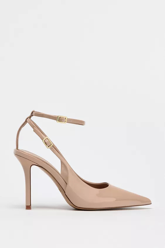 PATENT SLINGBACK HEELS | Zara US
