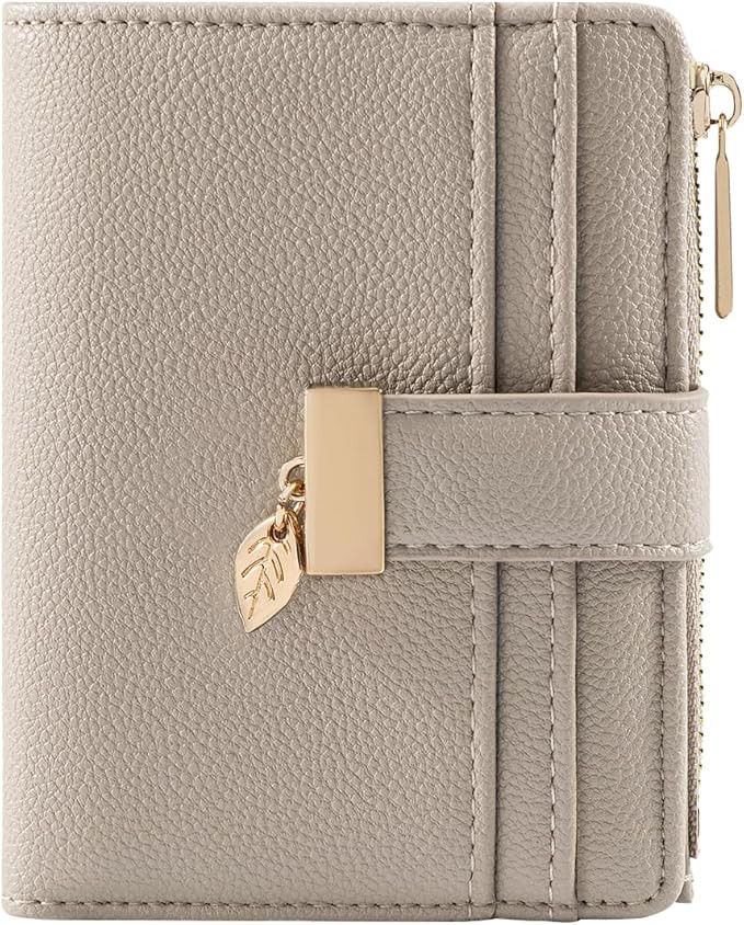 Pomelo Best Small Wallet Women Bifold Leather RFID Mini Wallets for Women Credit Card Holder with... | Amazon (US)