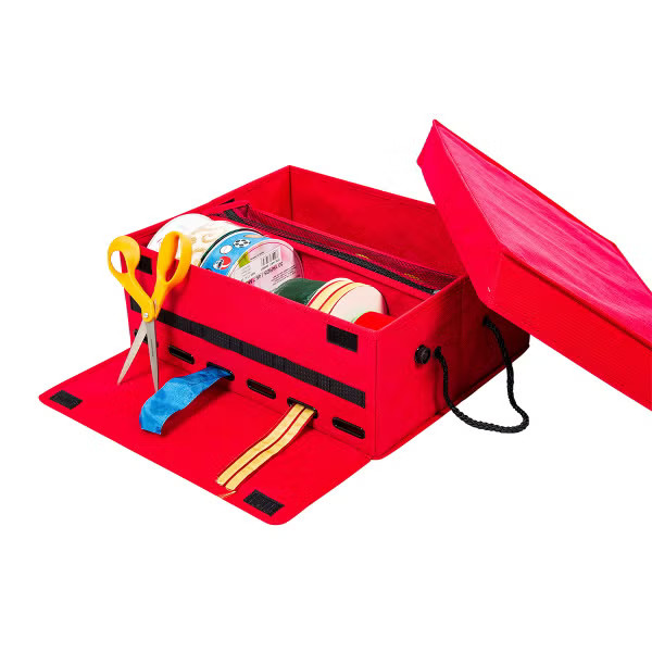 Santa's Bag Ribbon Storage Box | The Container Store