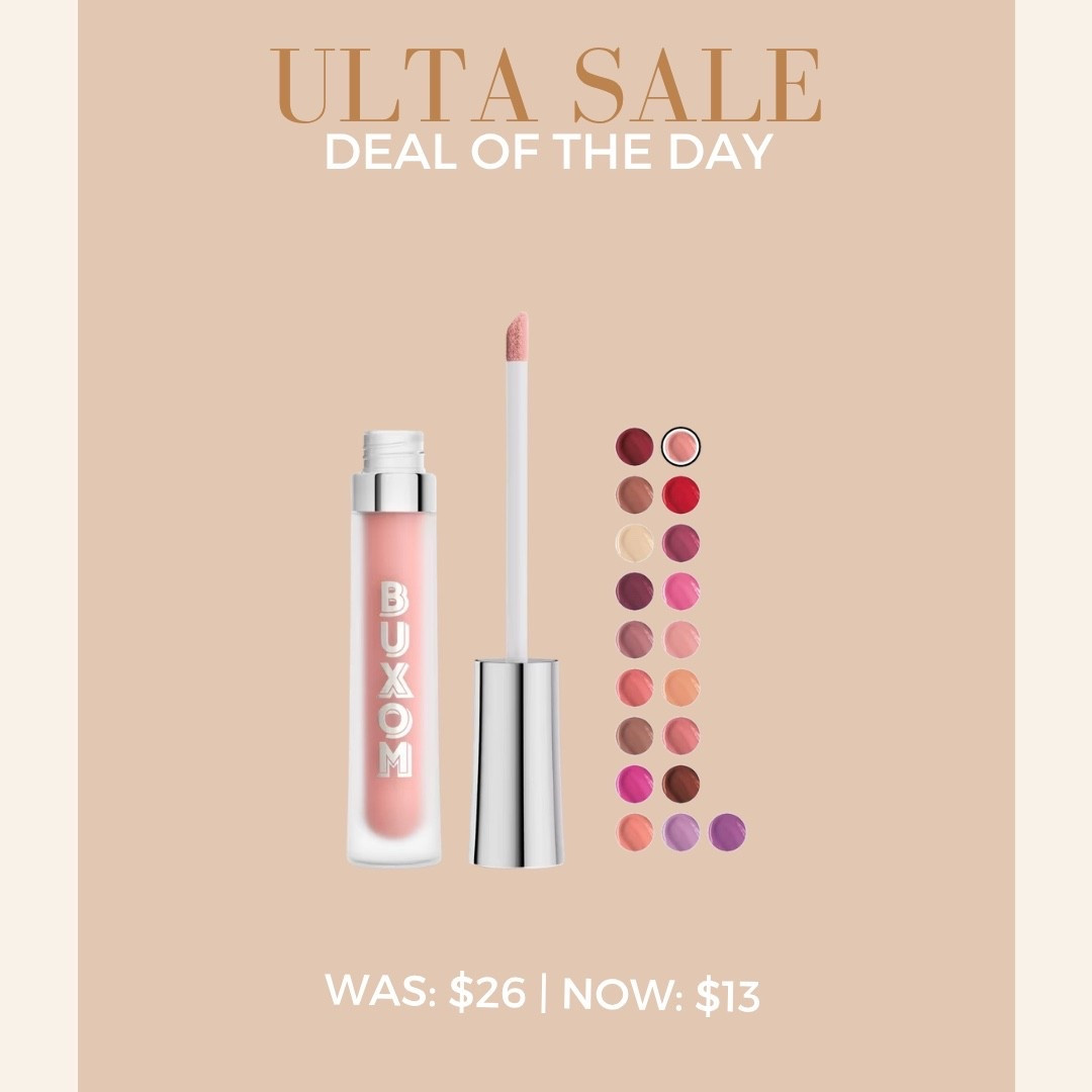 Ulta 21 Days of Beauty Deal of the Day! ✨
Buxom Full-On Plumping Lip Cream

#LTKSaleAlert #LTKBeauty