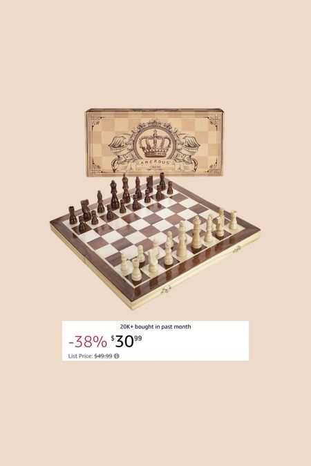 Great gift idea

Amaze quality chess board and pieces are magnetic 


#LTKGiftGuide #LTKHoliday #LTKSeasonal