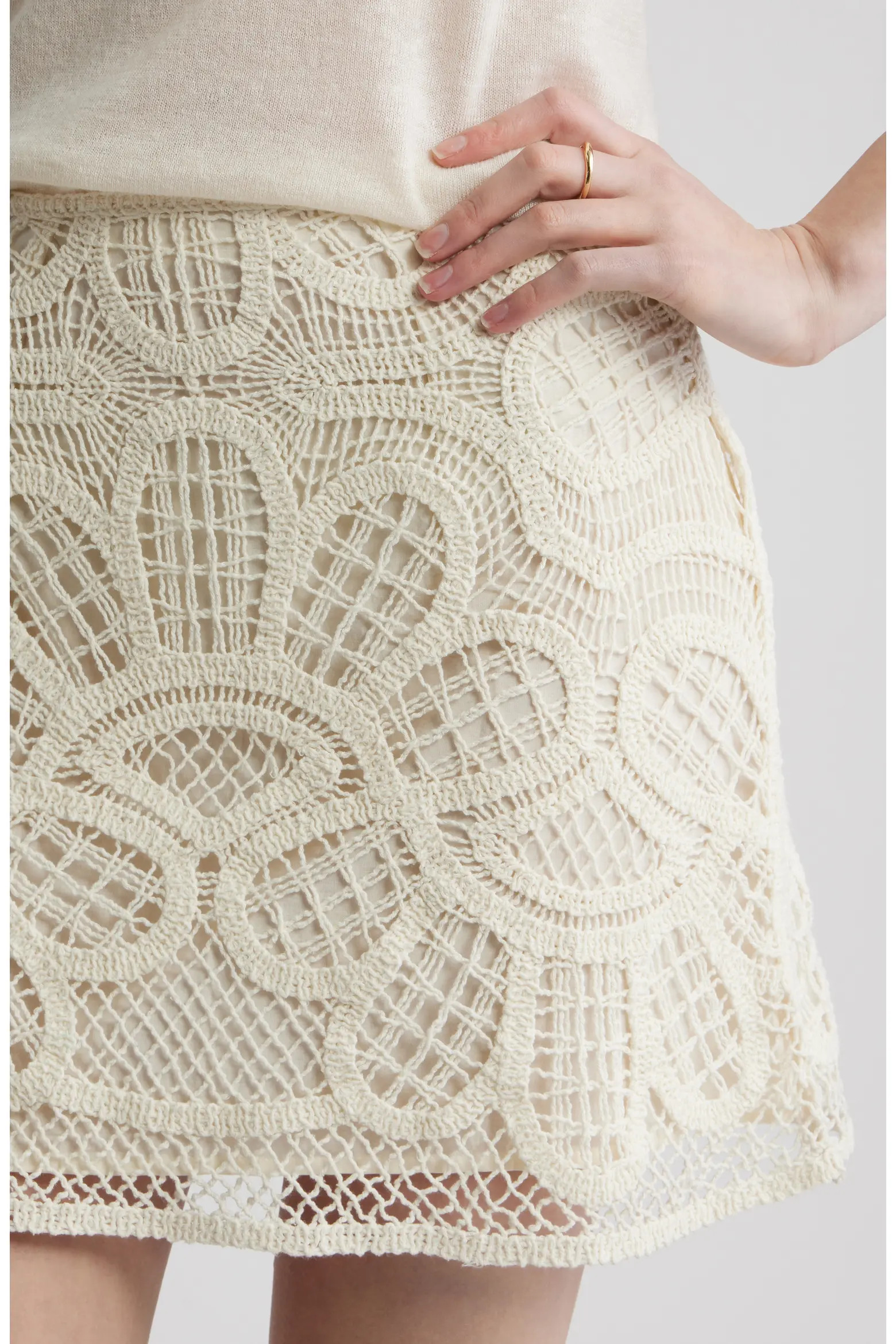 Crochet Miniskirt (Women) | Nordstrom | Nordstrom