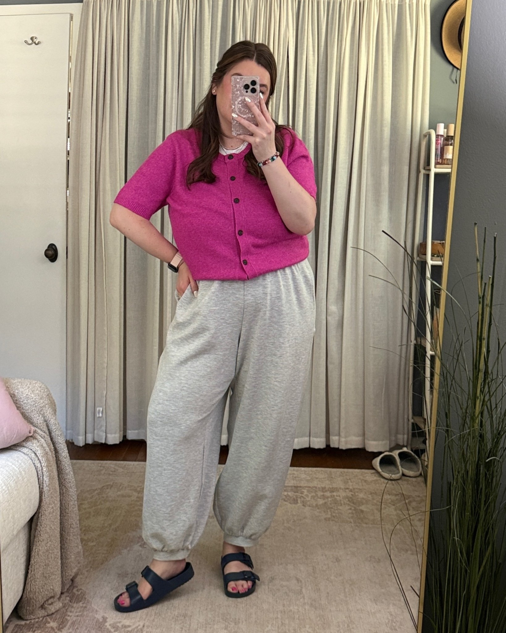 Today was an easy midsize work from home summer outfit idea for perfect for a low meeting day.
 Featuring one of my favorite short sleeve cardigan — you know I love it when it’s purchased in a few colors.
 Linked all outfit details on LTK for easy shopping!

#LTKootd #LTKMidsize #LTKWorkwear