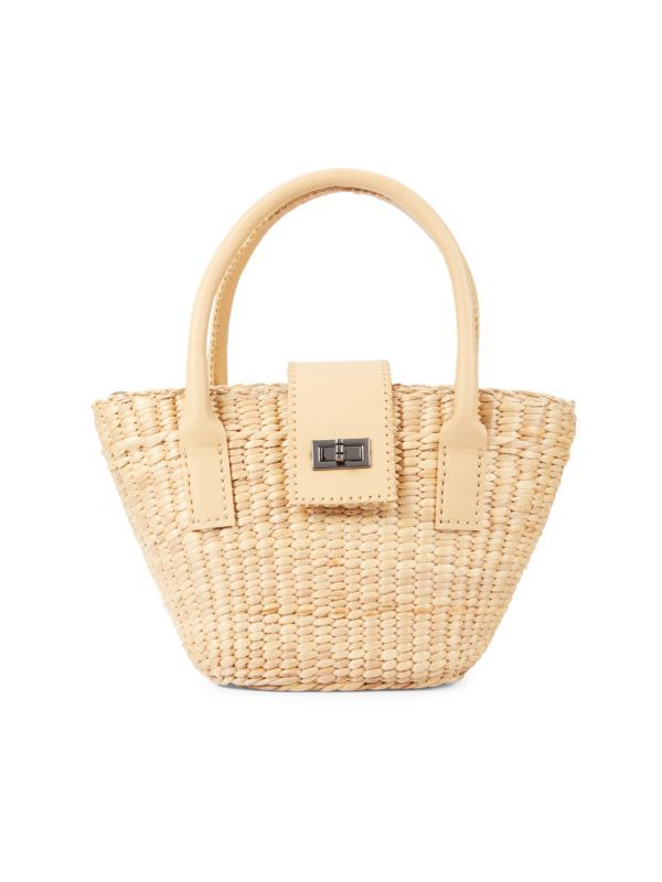 Mila Seagrass Woven Tote | Saks Fifth Avenue OFF 5TH