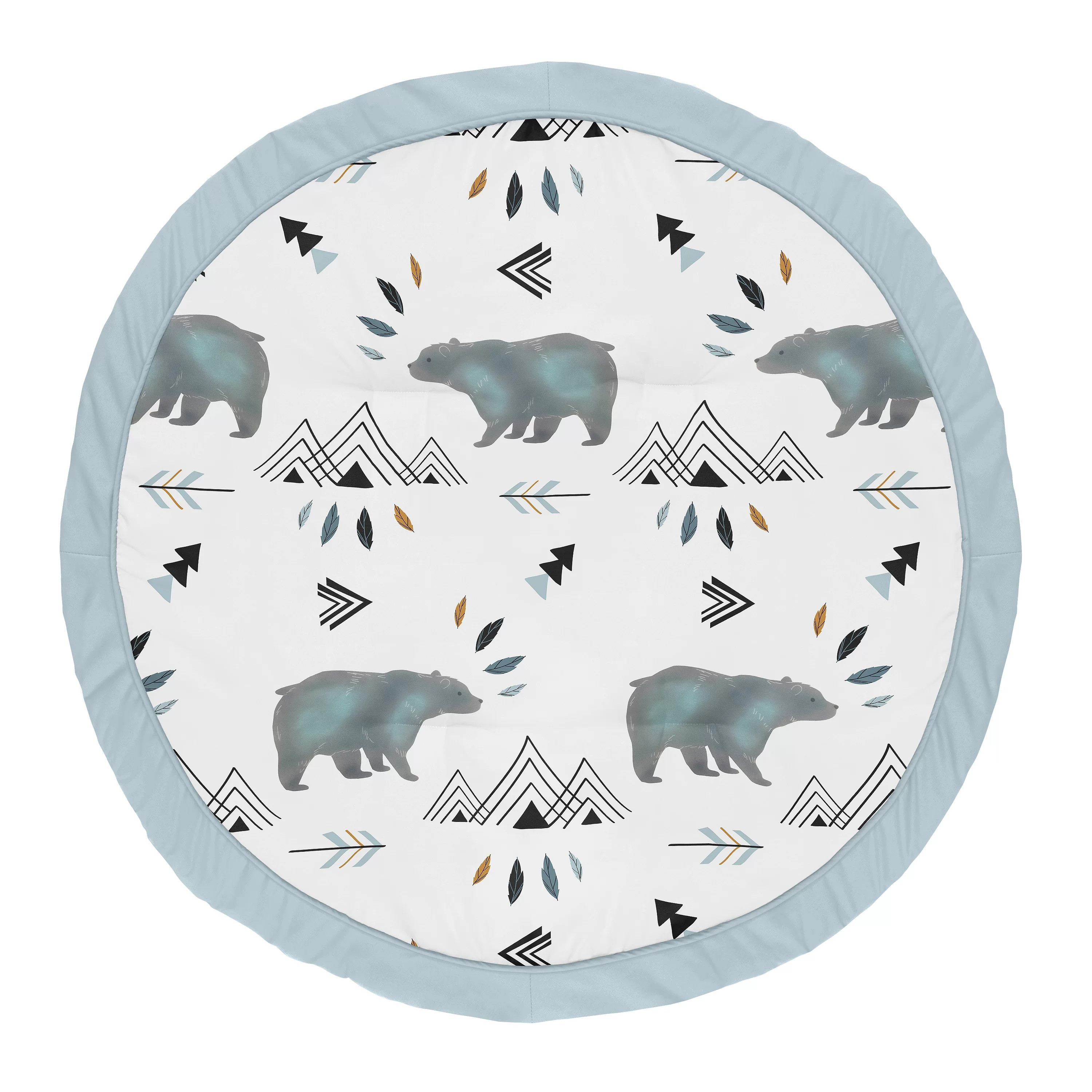 Sweet Jojo Designs Bear Mountain Fabric Playmat | Wayfair | Wayfair North America