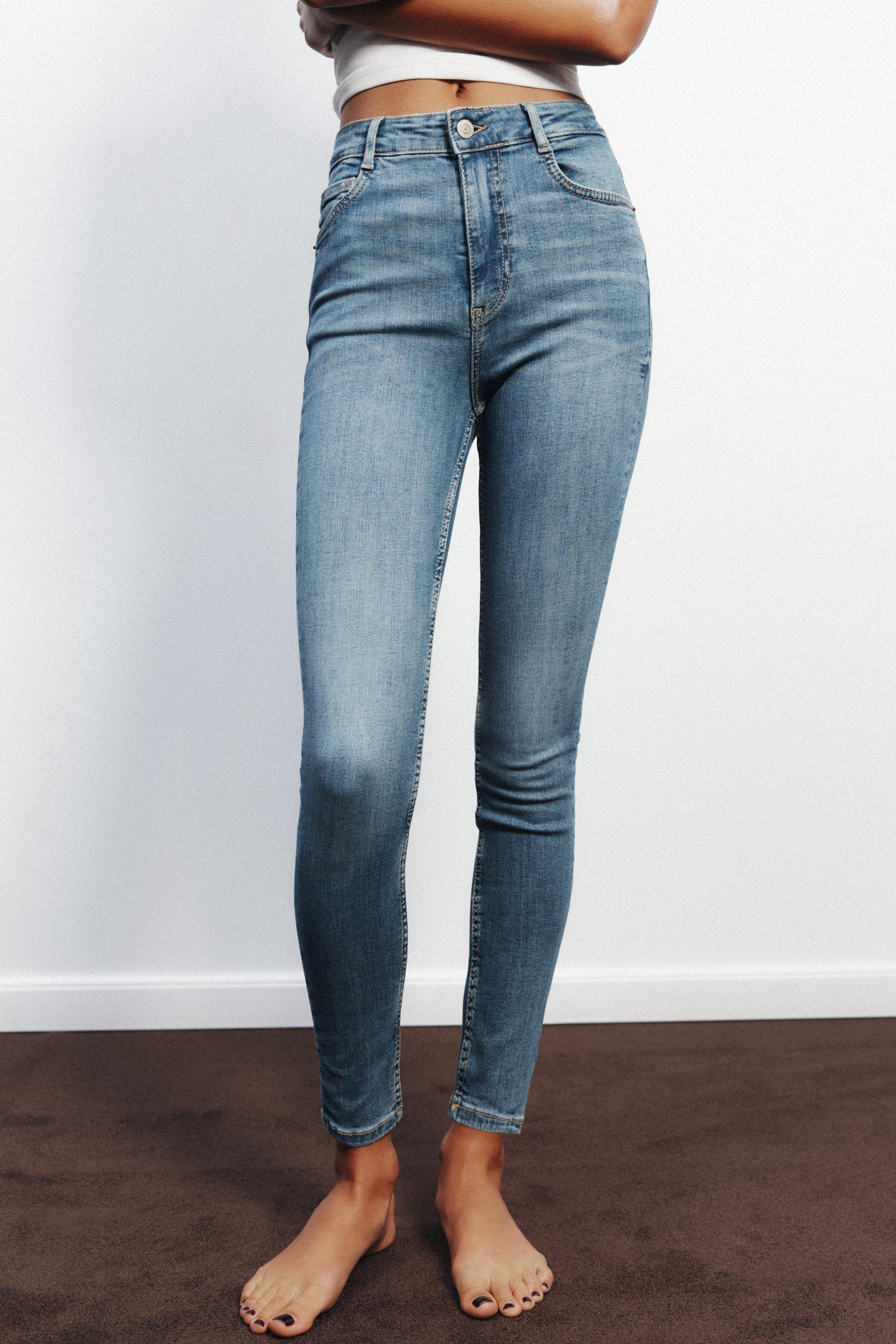 TRF SCULPT HIGH-WAIST JEANS | Zara UK