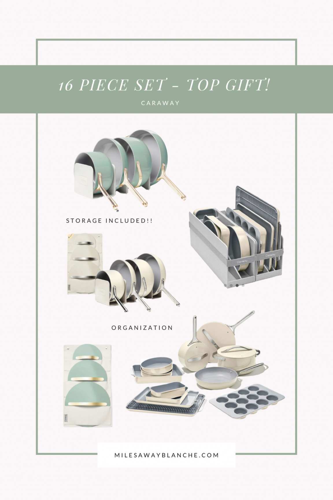 Caraway 16-piece set! Great for the Holidays 

#LTKGiftGuide #LTKHoliday #LTKHolidaySale