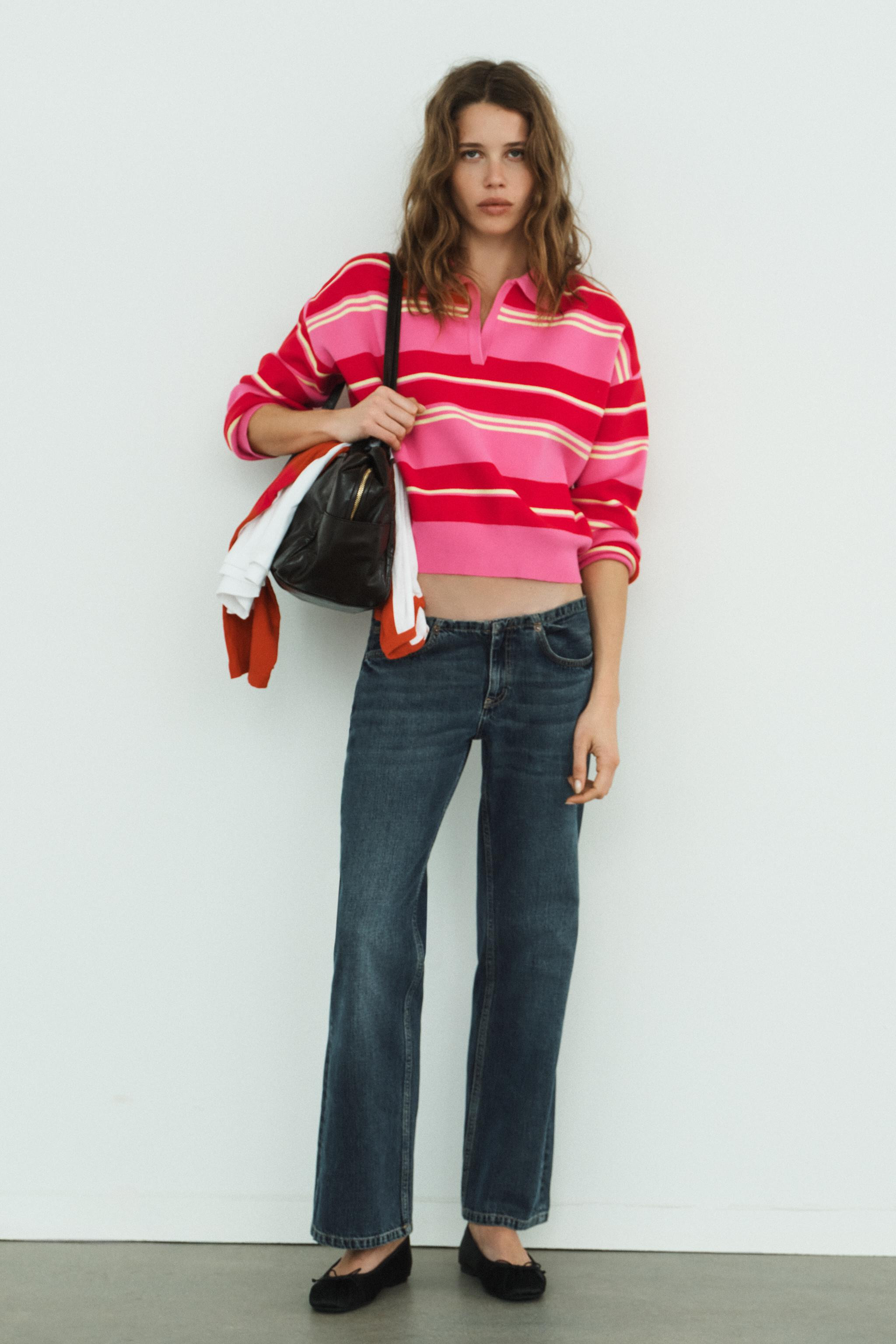 STRIPED POLO SWEATER | Zara US