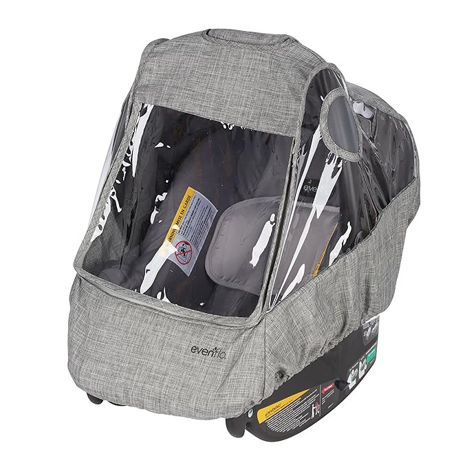 Evenflo Infant Car Seat Weather Shield and Rain Cover, Grey Melange | Amazon (US)
