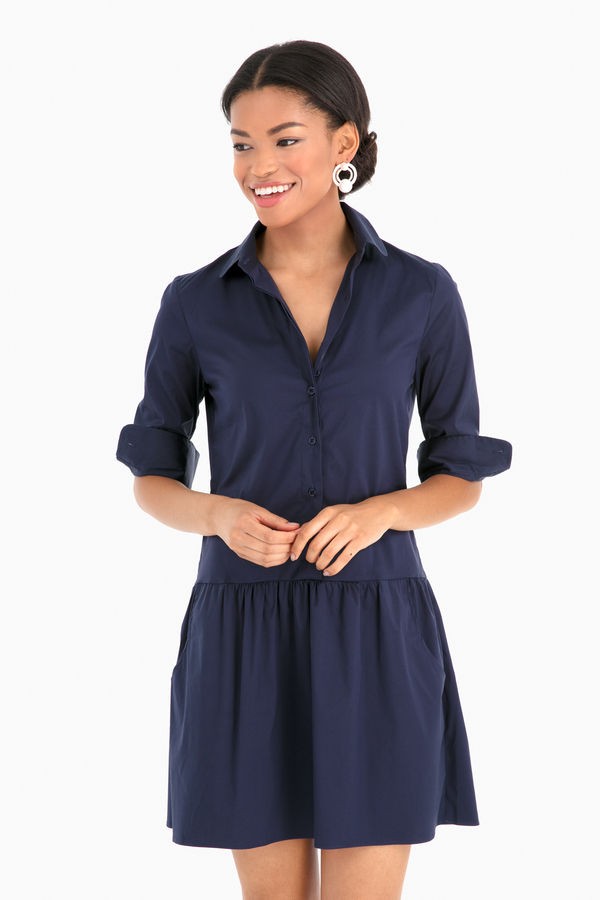 Drop Waist Shirt Dress | Tuckernuck