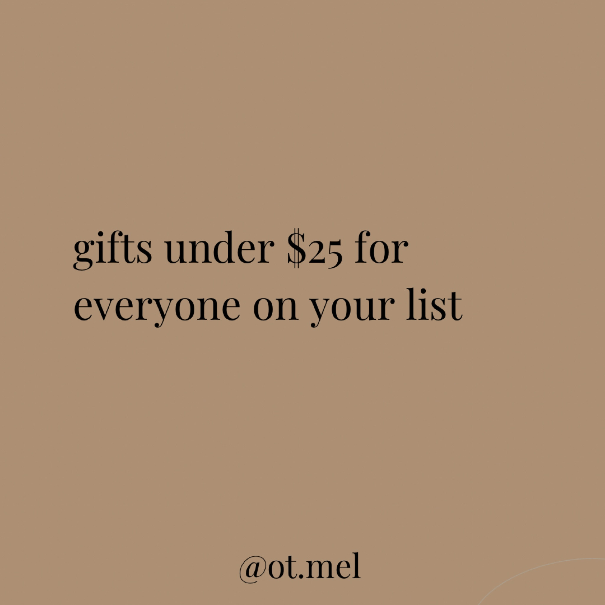Gifts for everyone on your list for under $25!!

#LTKGiftGuide #LTKHoliday #LTKCyberweek