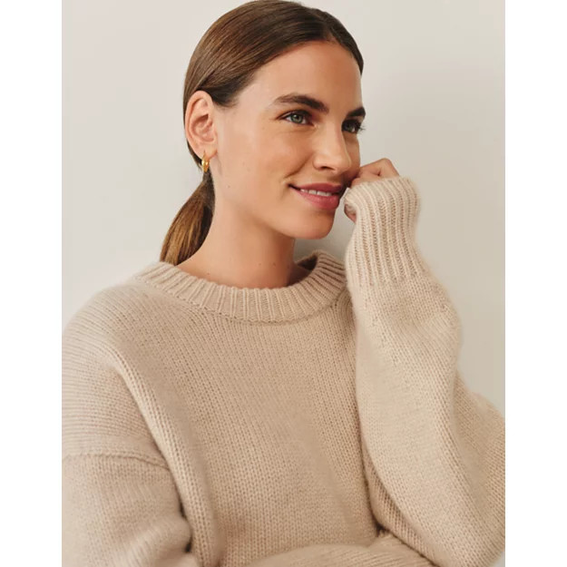 Luxury Cashmere Crew Neck Jumper | The White Company UK & ROW