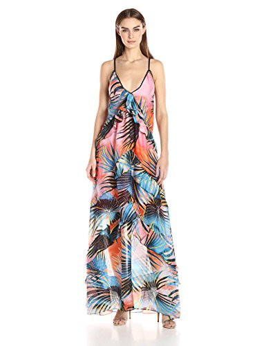 Just Cavalli Women's Tye Dye Palm Maxi Dress | Amazon (US)