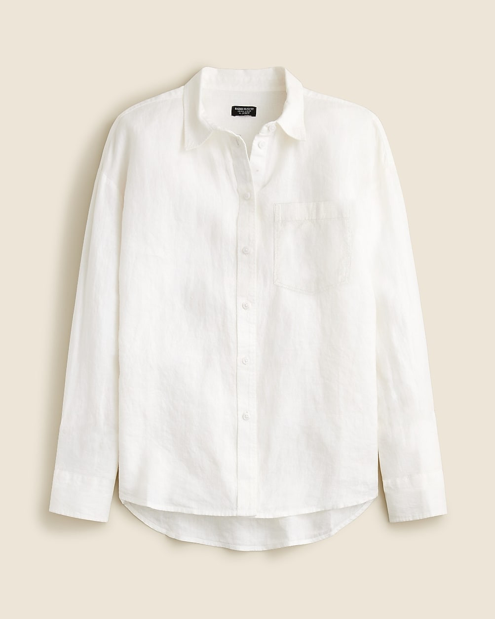 Etienne oversized shirt in Baird McNutt Irish linen | J. Crew US