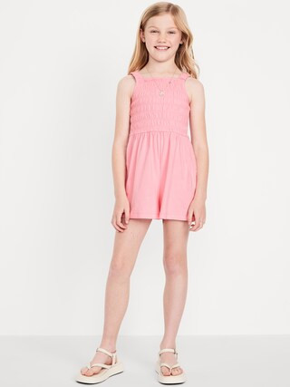 Sleeveless Smocked Romper for Girls | Old Navy | Old Navy (US)