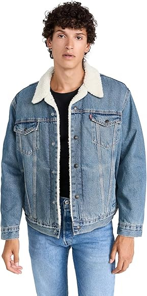 Levi's Men's Fable Sherpa Trucker Jacket | Amazon (US)