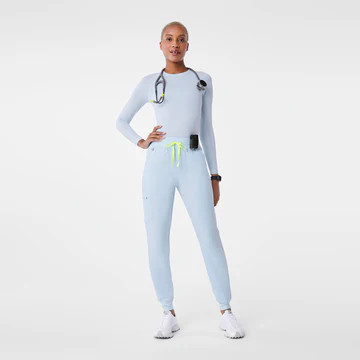 Women’s High Waisted Zamora Jogger Scrub Pants™ - Open Skies · FIGS | FIGS