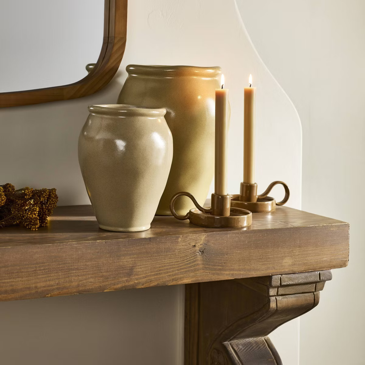 2ct 12" Unscented Candlesticks - Hearth & Hand™ with Magnolia | Target