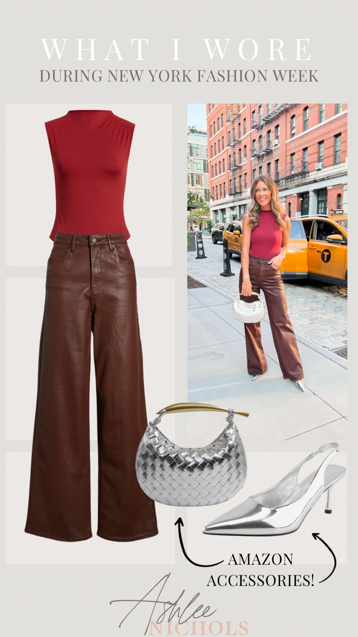 What I wore for NYFW! Dinner outfit in NYC


Leather pants, Amazon fashion, silver kitten heel, New York fashion week 

#LTKShoeCrush #LTKNYFW #LTKStyleTip