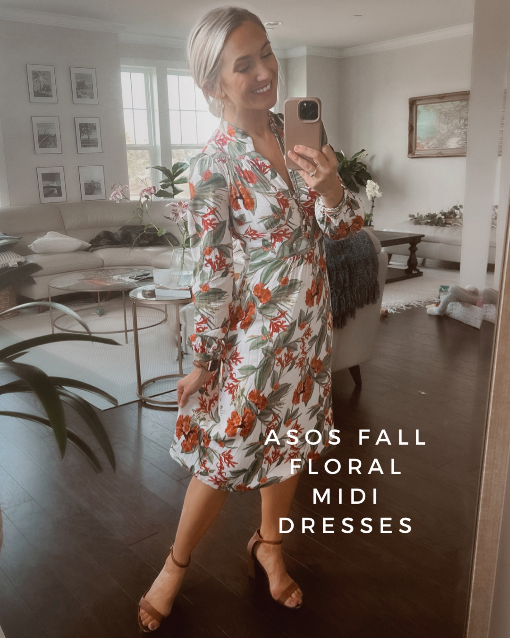 ASOS fall floral midi dresses perfect for work!🍂 

#LTKSeasonal #LTKworkwear #LTKstyletip