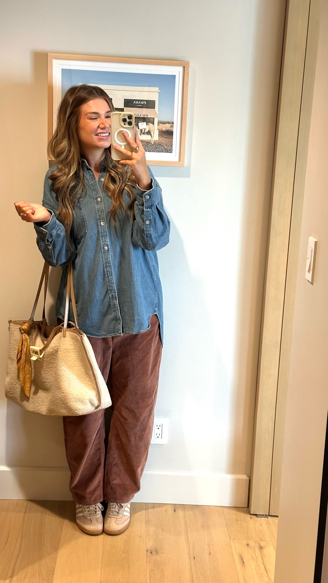 Obsessed with corduroy this season!! And oversized denim shirt - always! 🥰

#LTKcanada #LTKmidsize #LTKfall