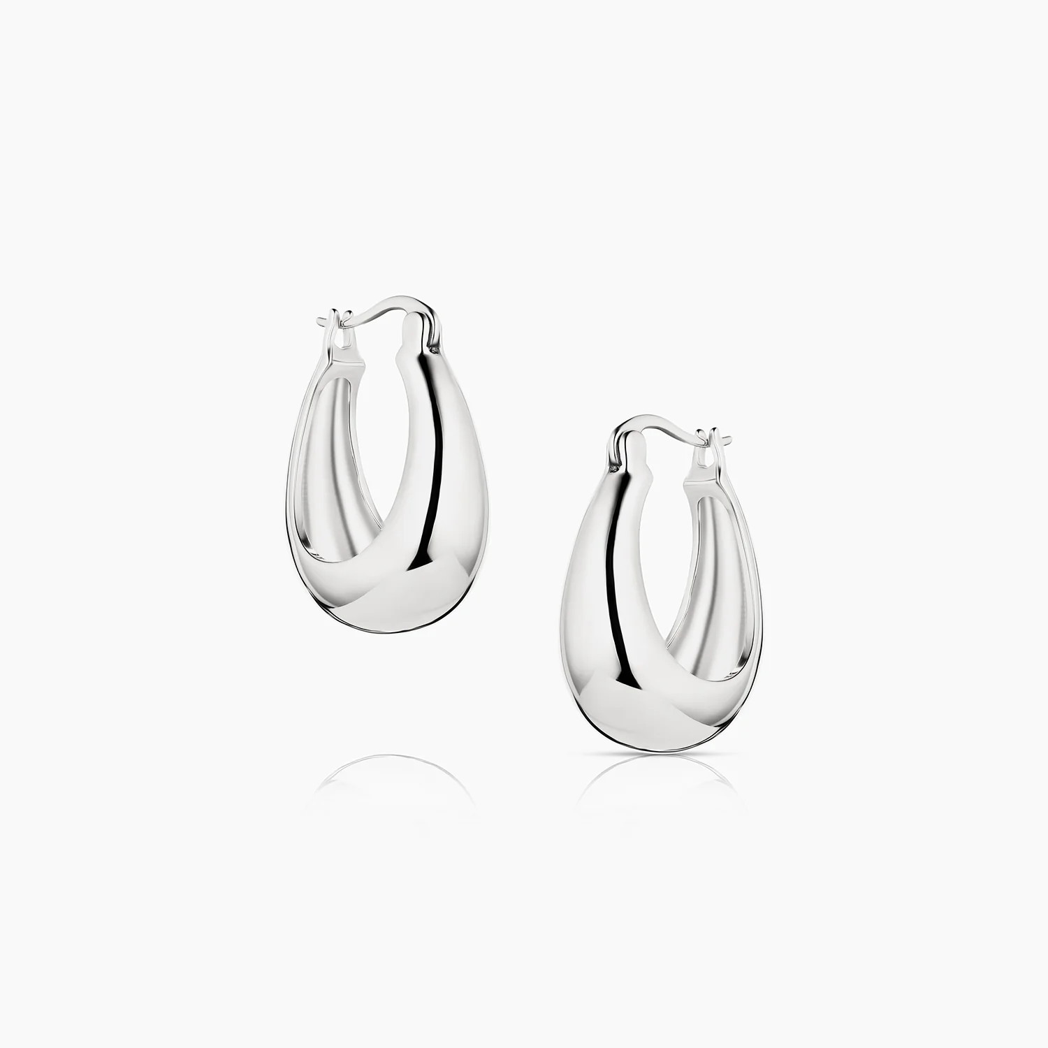 Lumi Petite Hoop Earrings | THATCH