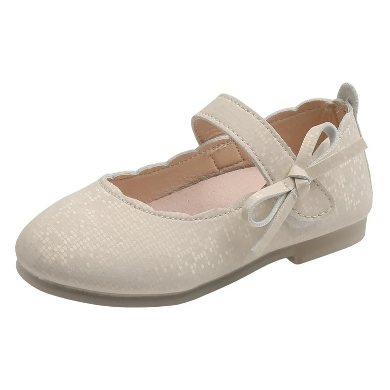 Entyinea Toddler Girls Dress Shoes Girls Wedding Party Bridesmaids Shoes Glitter Princess Ballet ... | Walmart (US)