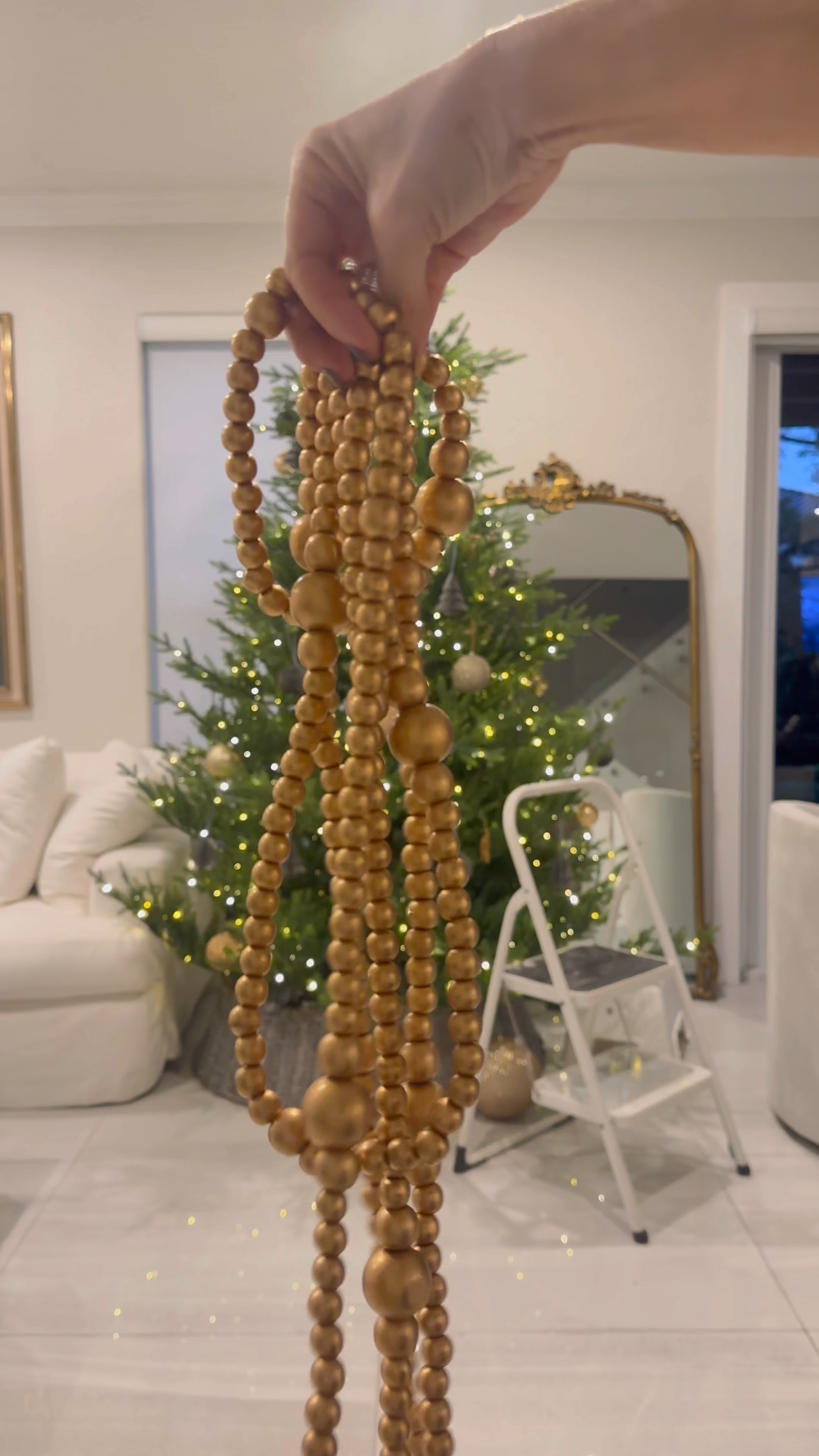 Must have wood bead garland. It has the perfect matte gold tone. #garland #goldgarland #treedecor

#LTKSeasonal #LTKHome #LTKHoliday