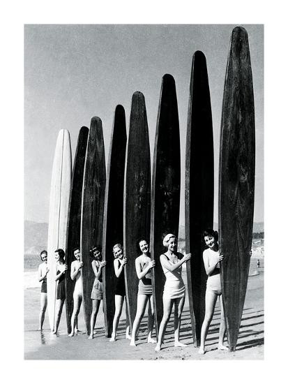 Surfin' Gals Prints by The Chelsea Collection at AllPosters.com | Art.com