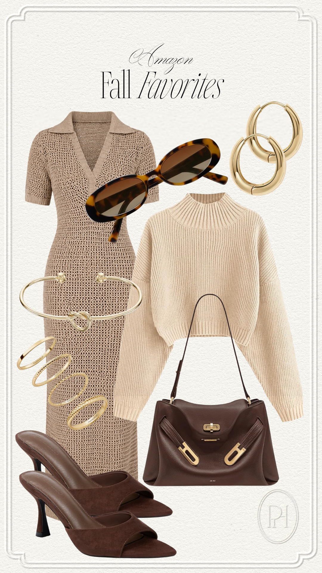 Chic neutral finds for fall on Amazon!

fall fashion, fall style, fall looks, fall outfit, knit maxi dress, polo dress, fall dress, neutral dress, tan dress, khaki dress, mock turtleneck sweater, off-white sweater, neutral sweater, cropped sweater, gold hoop earrings, gold bracelet, gold stacking rings, ring stack, brown heels, brown sandals, high heeled sandals, brown handbag, fall handbag, fall shoes, sunglasses, fall footweear 

 #LTKgrwm #LTKootd #LTKSeasonal