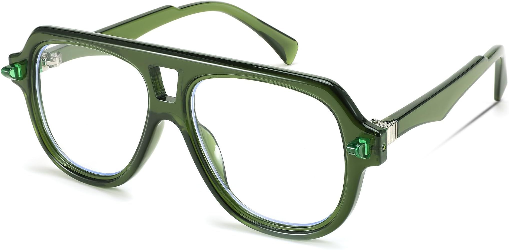 FEISEDY Aviator Frame Glasses for Women Men Blue Light Blocking Glasses Anti Glare Computer Eyegl... | Amazon (US)