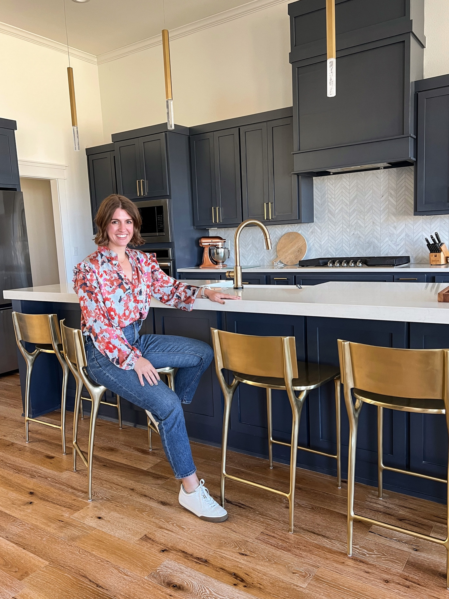 Obsessed with the way these barstools dress up our island! 🥰 They are available in two finishes and heights!

#LTKHolidaySale #LTKhome #LTKCyberWeek