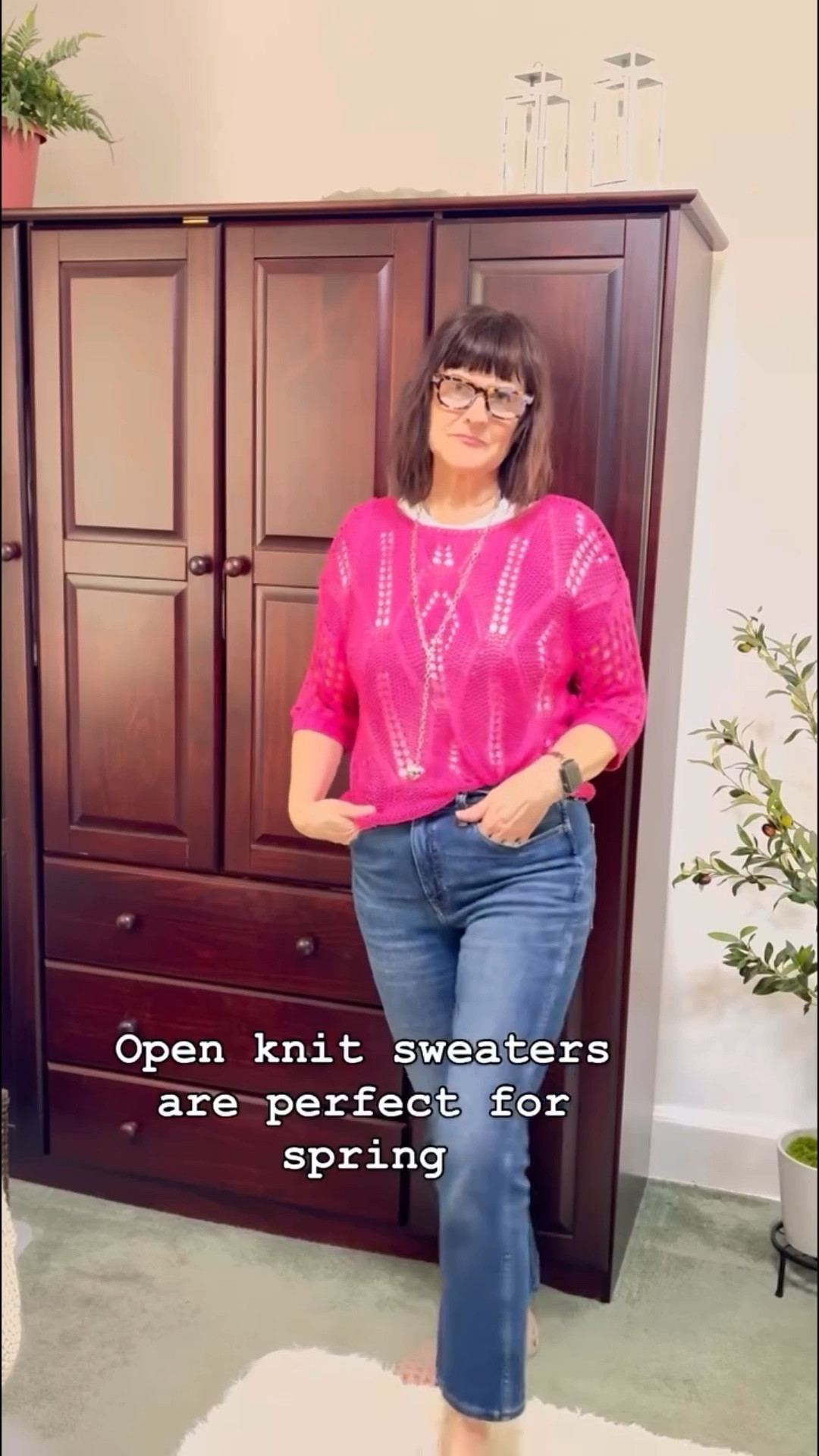 How to shop: 
1-click the LTK link in my bio 
2-comment SHOP to get the link in your DMs 
3-direct link to LTK in my stories or here to my shop:  www.shopltk.com/explore/Mid_Life_Styled 

Open knit sweaters, spring sweaters, style tips over 50, midlife fashion, spring 2026 fashion, midsize fashion, shopping, shopping on a budget

#LTKSeasonal #LTKMidsize #LTKOver40