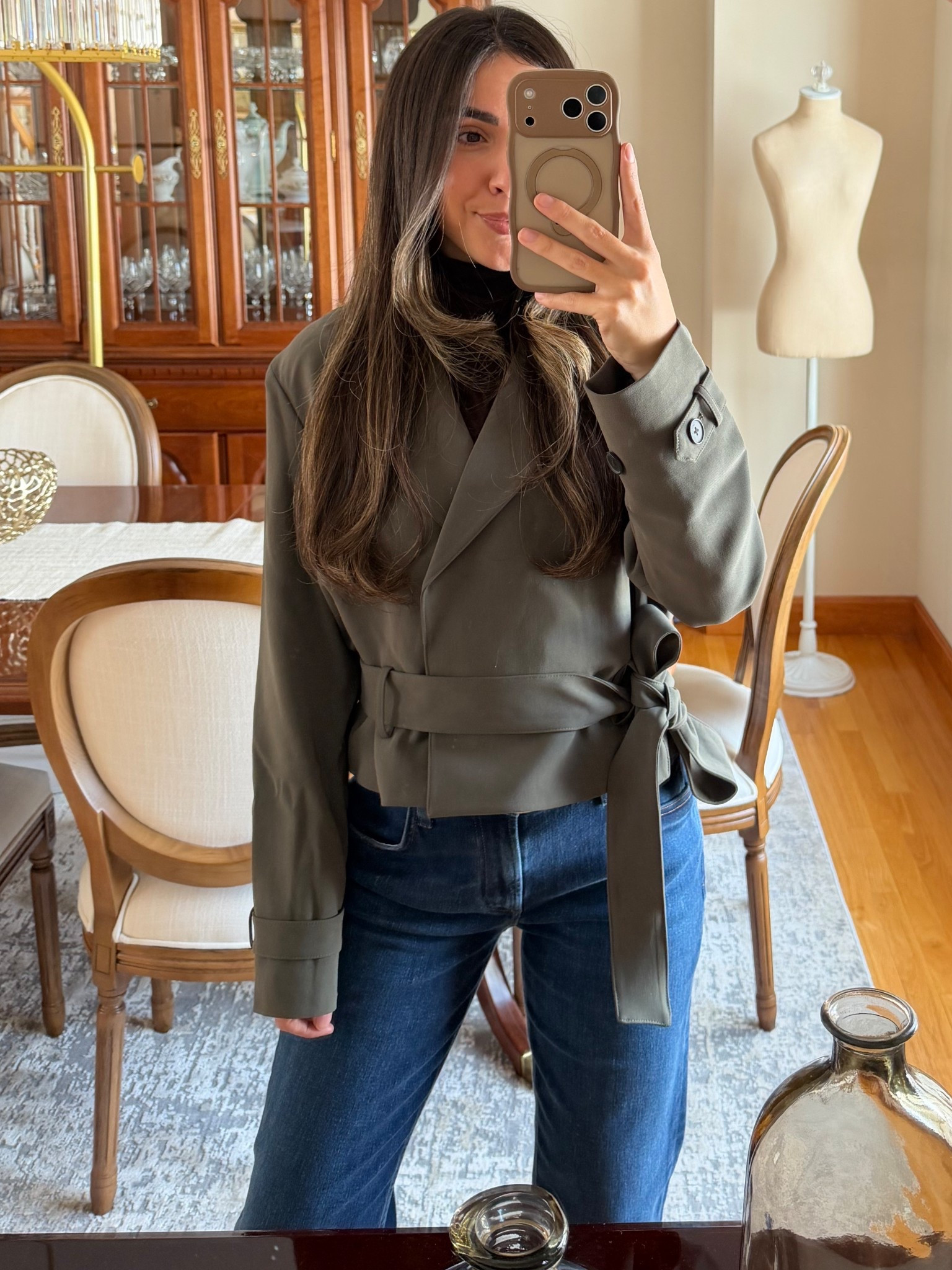 A great transitional, trench coat for spring! I have size XS 

#LTKootd #LTKPetite