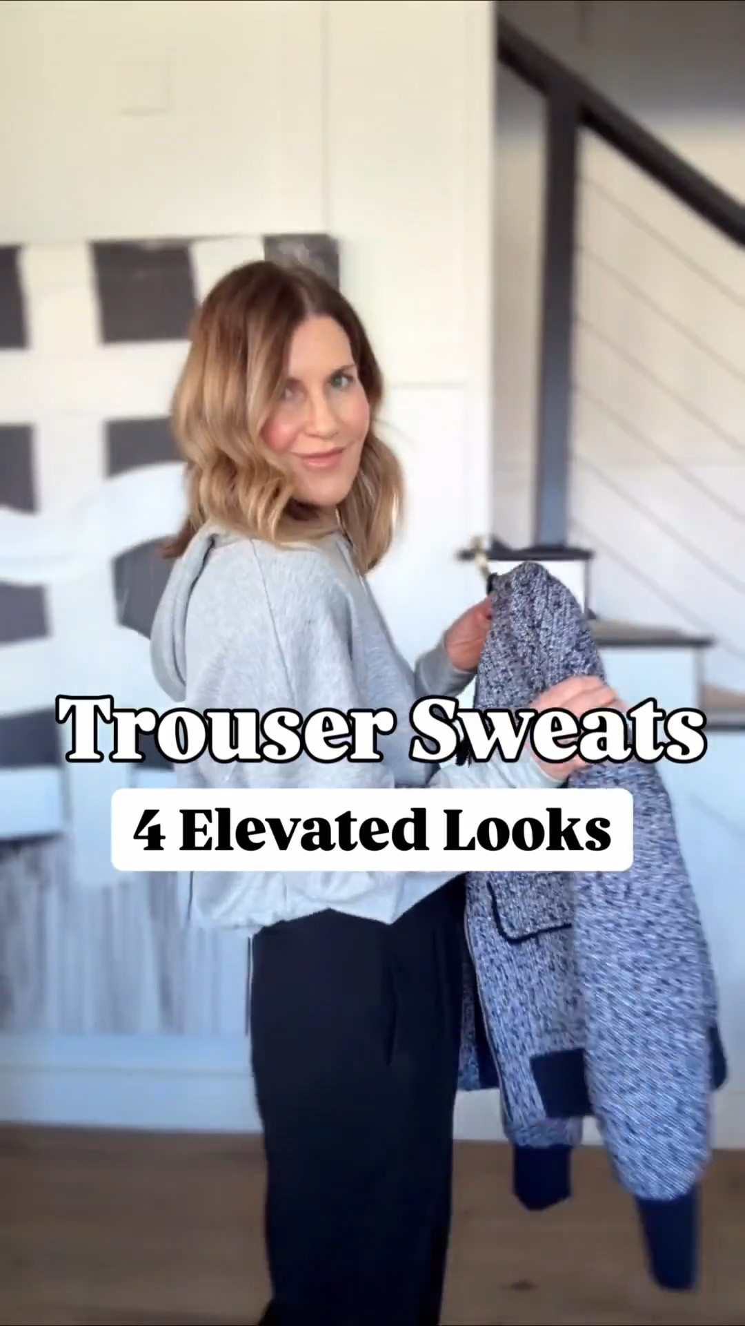 This is my “runnin’ errands but stylish” uniform. How I style trouser sweat pants  4 ways ✨🤍👏🏼➡️➡️

You can shop my looks anytime in the LTK app, just —search TheSpoiledhome

#LTKootd #LTKActive #LTKOver40