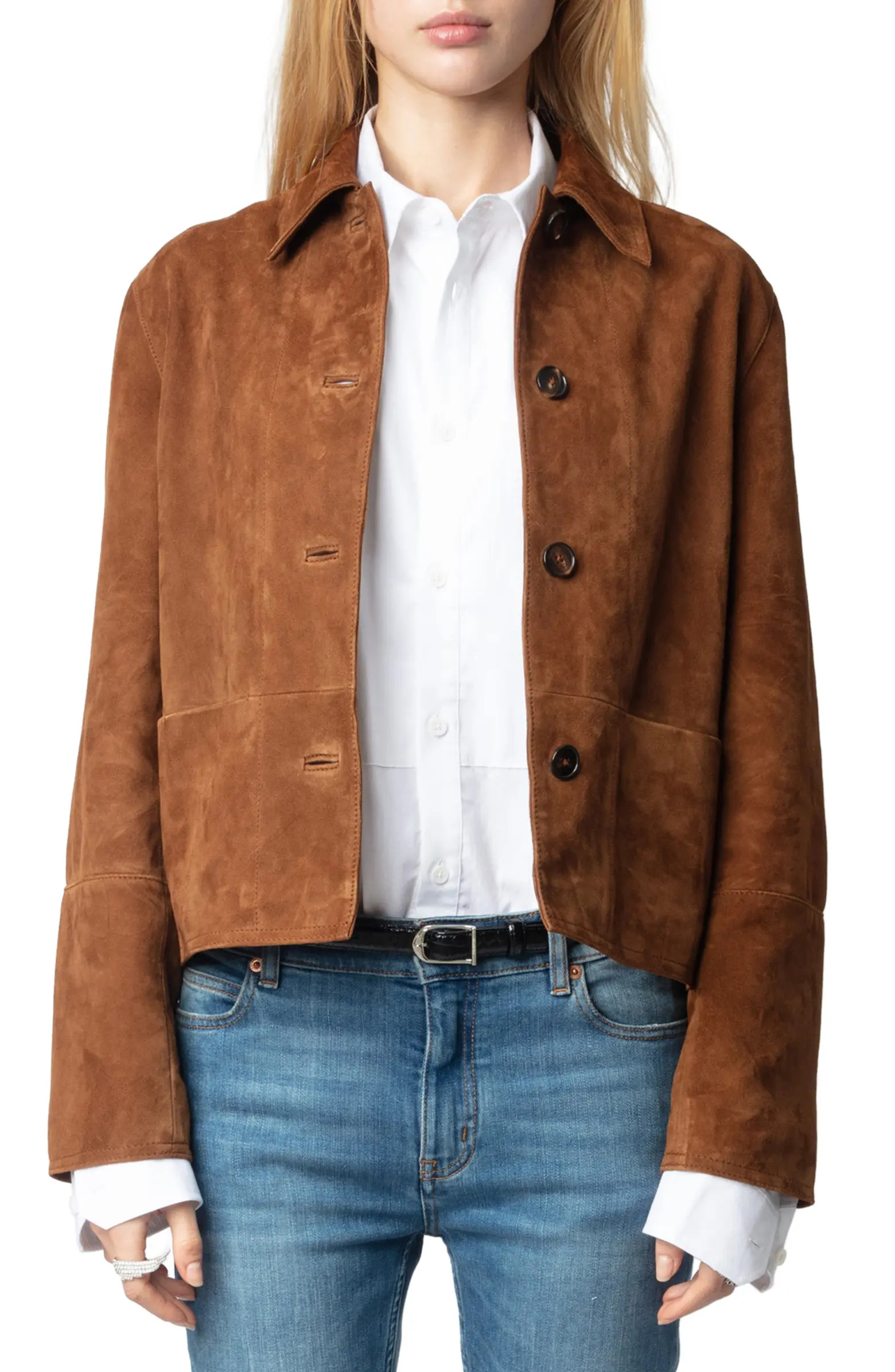 Lessa Suede Jacket | Nordstrom