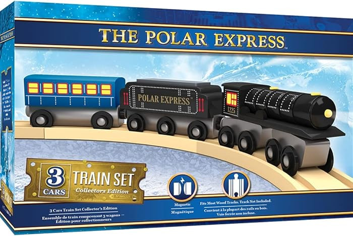 Masterpieces – The Polar Express Train, 3 Piece Set, Officially Licensed Collector’s Edition ... | Amazon (US)